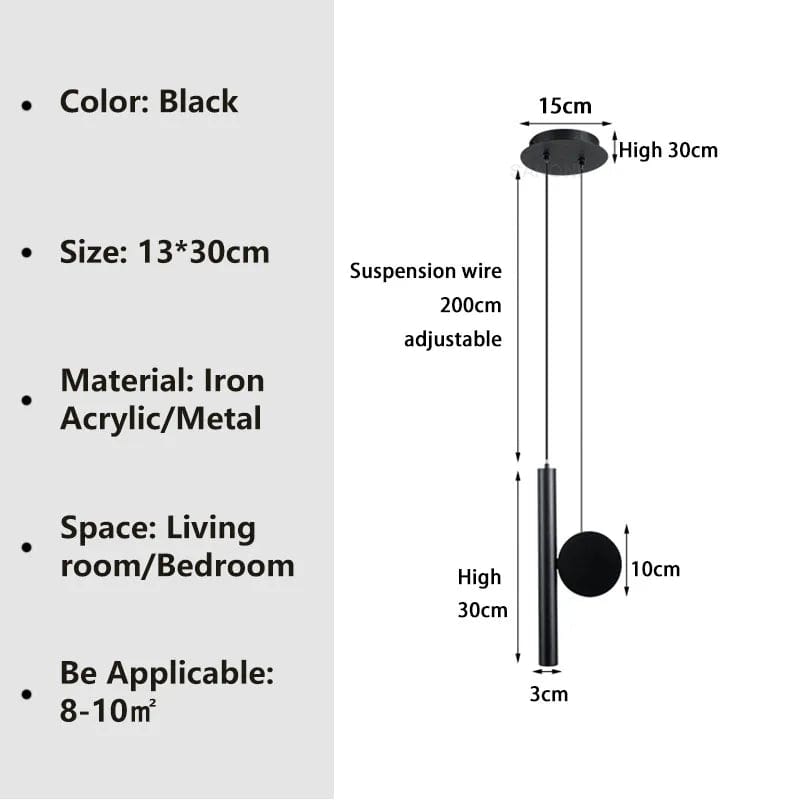 Suspension LED moderne ajustable pour chevet, salon, allée, étude : luminaire design pour la maison | Marco Lucetti