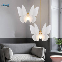 Suspension LED moderne "Butterfly White" | Marco Lucetti