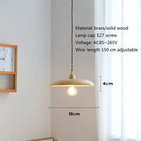 Suspension LED Moderne en Bois Nordique Loft Collection Prestige | Marco Lucetti Bois de burly 18cm