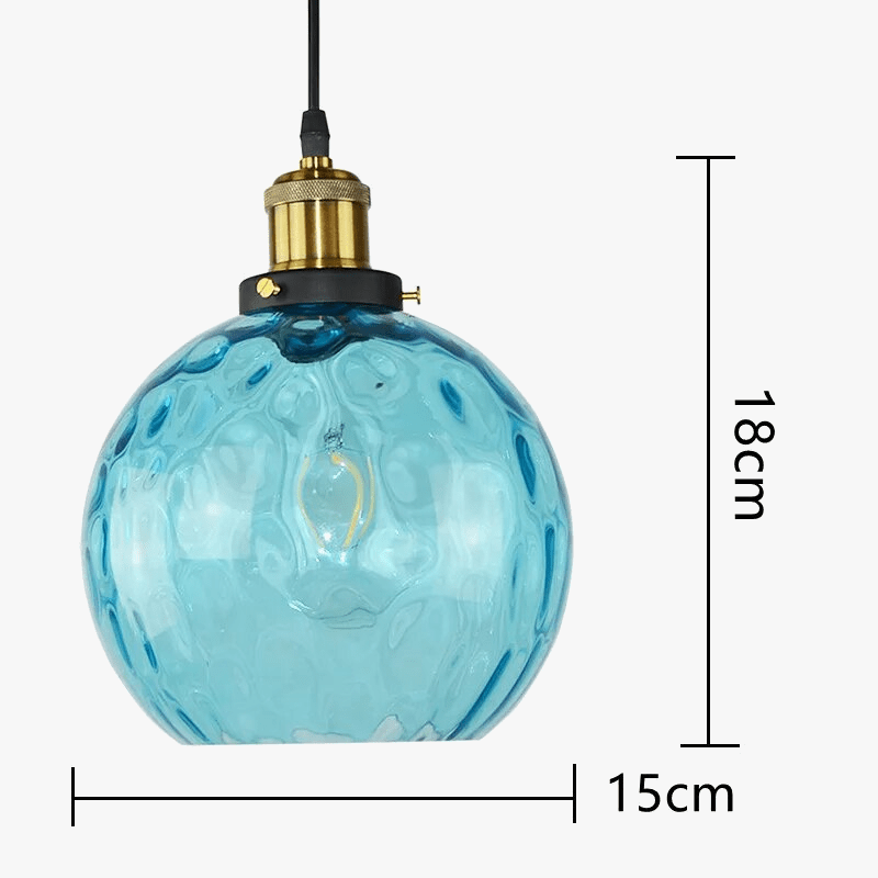 Suspension LED Moderne en Boule de Verre | Marco Lucetti
