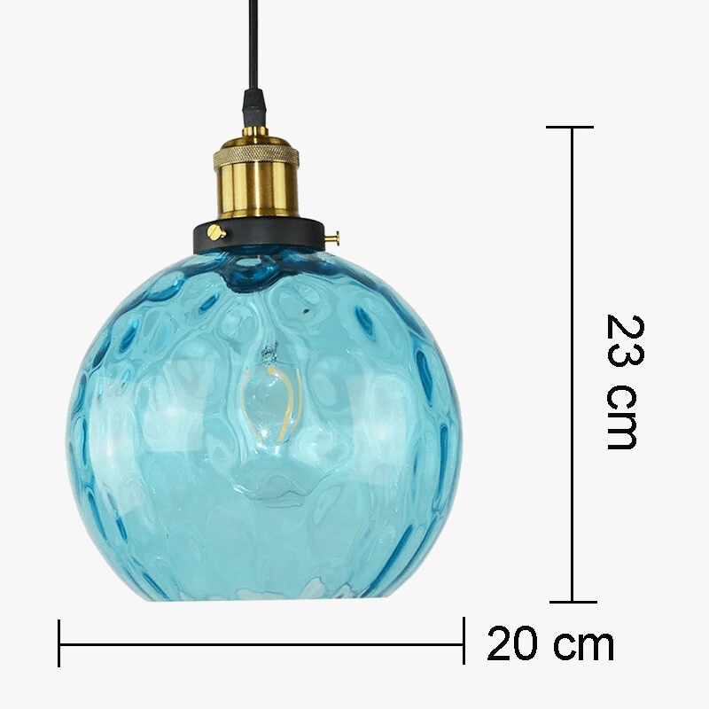 Suspension LED Moderne en Boule de Verre | Marco Lucetti