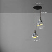 Suspension LED moderne en céramique pour un intérieur chic et contemporain | Marco Lucetti 2 têtes 2 / 4W (Max100W)