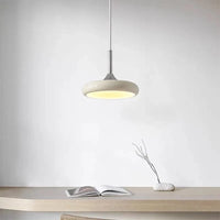 Suspension LED moderne en forme de disque blanc - design minimaliste | Marco Lucetti