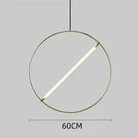 Suspension LED moderne et design - Luminaire décoratif rond | Marco Lucetti 60 cm / Or / Dimmable