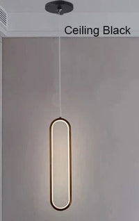 Suspension LED moderne et minimaliste - Illuminez avec style. | Marco Lucetti Plafonnier Noir / Blanc