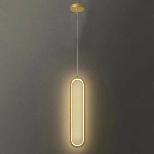 Suspension LED moderne et minimaliste - Illuminez avec style. | Marco Lucetti Plafonnier Or / Blanc
