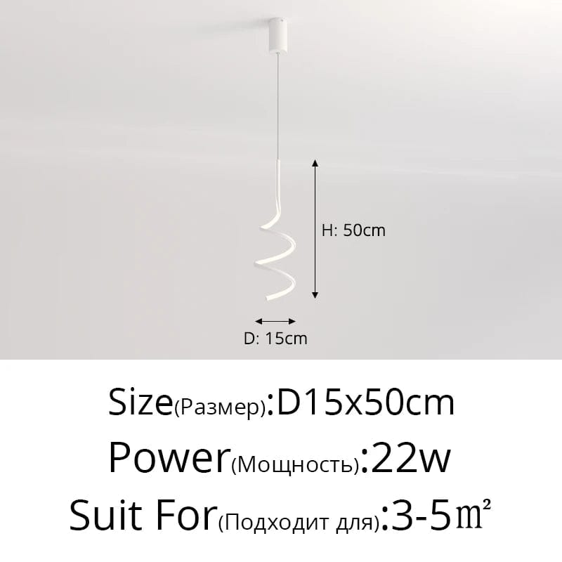 Suspension LED moderne et minimaliste | Marco Lucetti