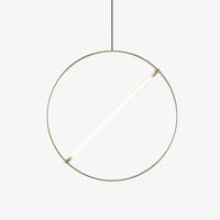 Suspension LED moderne « Juncal Ring Glow » | Marco Lucetti D35 cm / Chaude