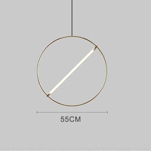 Suspension LED moderne « Juncal Ring Glow » | Marco Lucetti D55 cm / Chaude