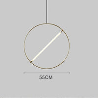 Suspension LED moderne « Juncal Ring Glow » | Marco Lucetti D55 cm / Chaude