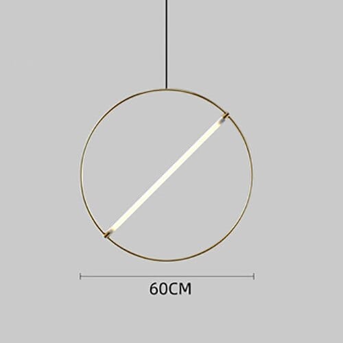 Suspension LED moderne « Juncal Ring Glow » | Marco Lucetti D60 cm / Chaude