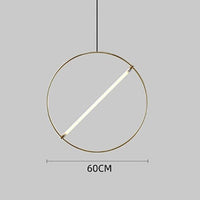 Suspension LED moderne « Juncal Ring Glow » | Marco Lucetti D60 cm / Chaude