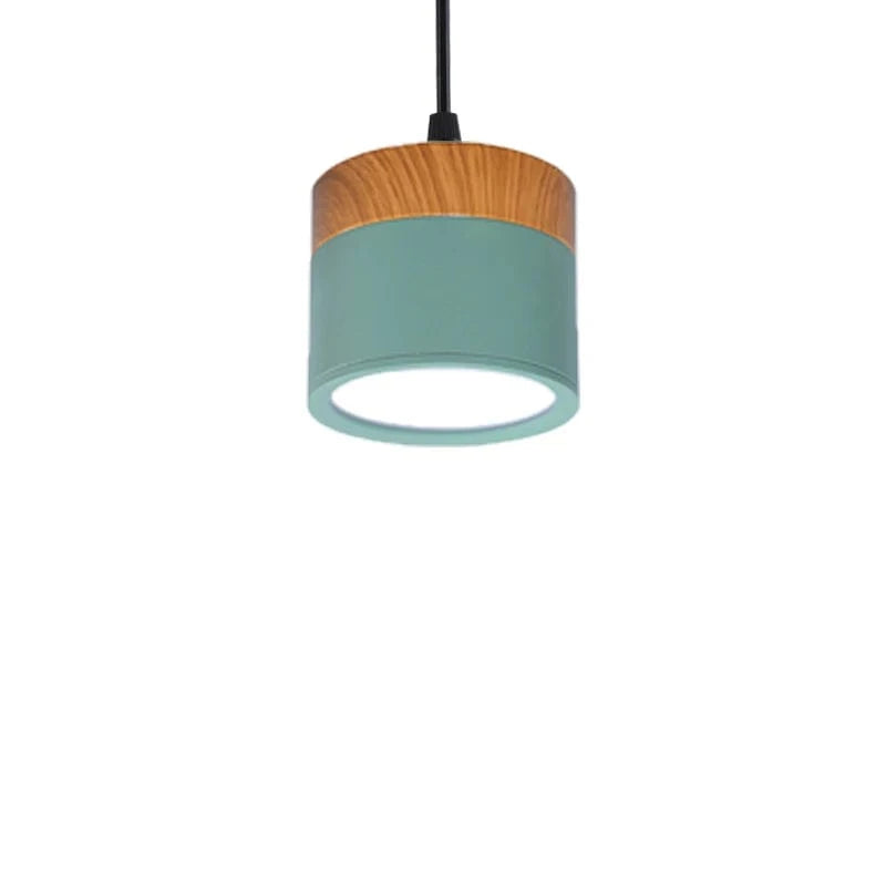 Suspension LED moderne "Makeron" pour une décoration intérieure tendance | Marco Lucetti Vert / 7 W sans gradation / Blanc froid
