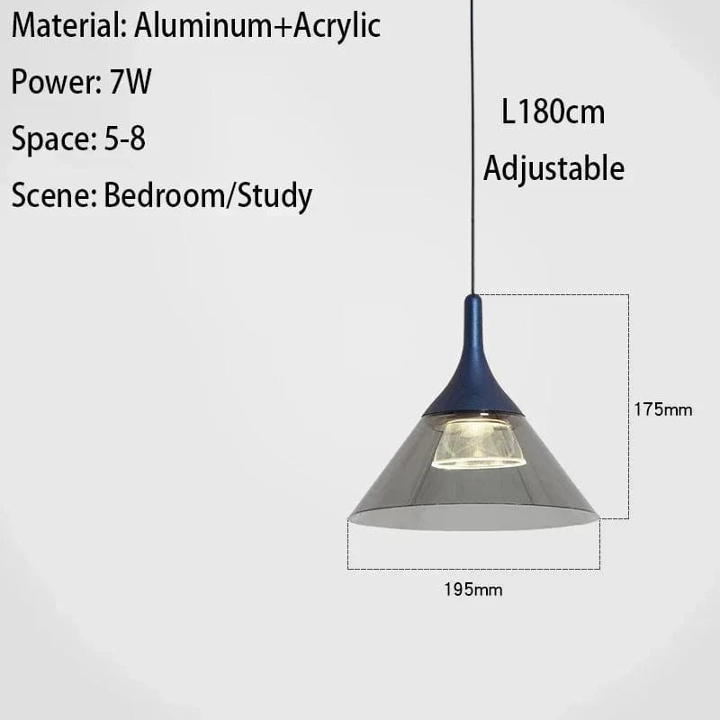  Suspension LED Moderne Mesita De Noche Tendances Design | Marco Lucetti Bleu / Style ordinaire / Lumière blanche