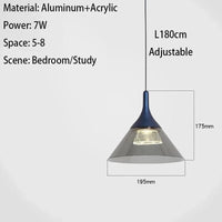  Suspension LED Moderne Mesita De Noche Tendances Design | Marco Lucetti Bleu / Style ordinaire / Lumière blanche