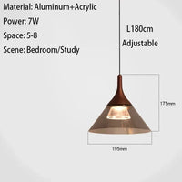  Suspension LED Moderne Mesita De Noche Tendances Design | Marco Lucetti Rouge / Style ordinaire / Lumière blanche