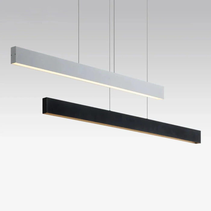 Suspension LED moderne minimaliste 30W pour salle à manger, bureau ou bar - Décoration lumineuse en blanc et noir | Marco Lucetti