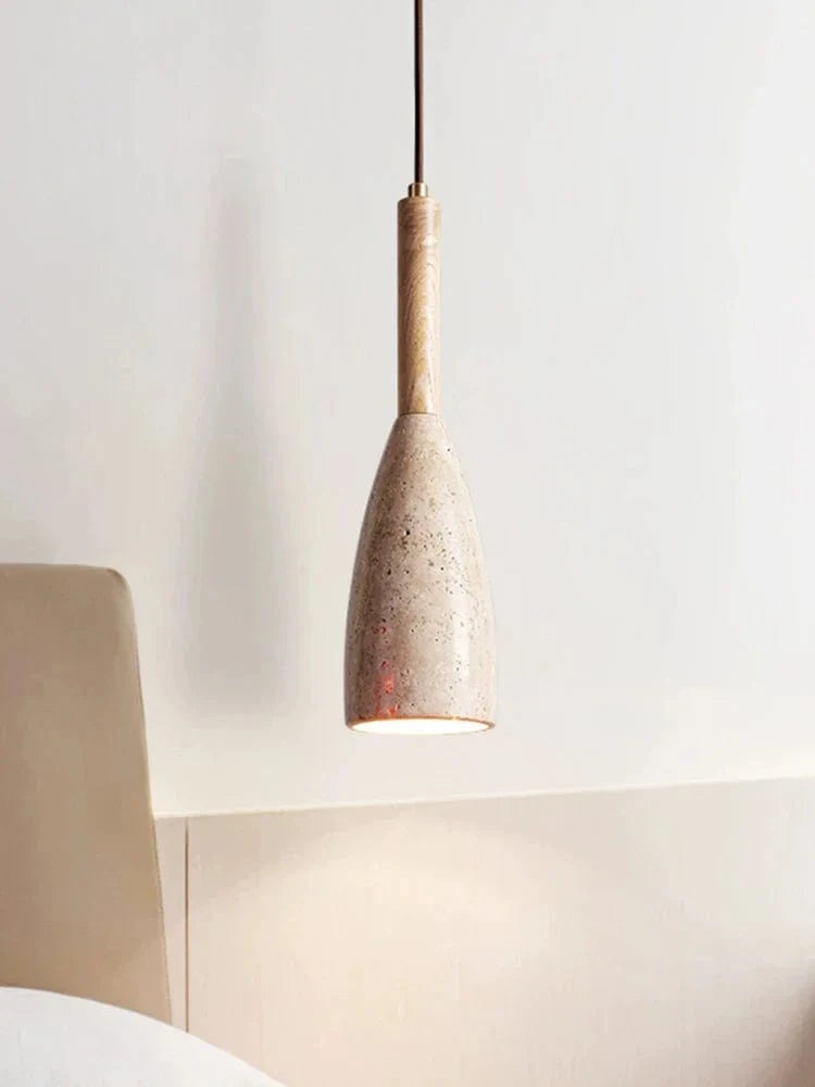 Suspension LED moderne nordique Pierre Jaune Grotte Luminaire Suspendu E27 | Marco Lucetti