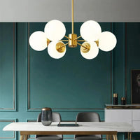 Suspension LED moderne pour éclairage à la maison - Chambre, Salon, Salle à manger - Noir/Or - 220V - Plafonnier  | Marco Lucetti