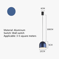 Suspension LED Moderne pour Restaurant, Bar, Hôtel - Design Minimaliste, Tête Unique - Éclairage de Luxe | Marco Lucetti