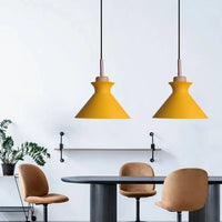 Suspension LED moderne pour un éclairage nordique tendance - Cuisine Salon Maison Salle à manger Bar - Luminaires Déco E27 | Marco Lucetti Jaune