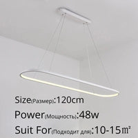 Suspension LED moderne rectangulaire avec télécommande - Lampara Tech | Marco Lucetti 1 anneau 120cm / Couleur or / Blanc froid, pas de télécommande