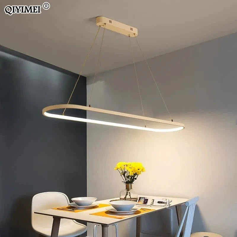 Suspension LED moderne rectangulaire avec télécommande - Lampara Tech | Marco Lucetti