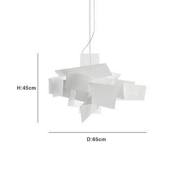 Suspension LED Multicolore Italian Lofty | Marco Lucetti A - Blanc