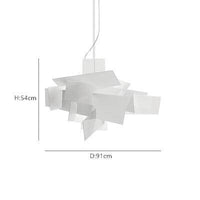 Suspension LED Multicolore Italian Lofty | Marco Lucetti B - Blanc