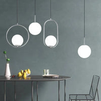 Suspension LED Noir Chrome chic | Marco Lucetti