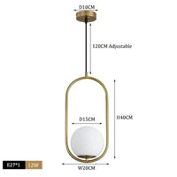 Suspension LED Noir Chrome chic | Marco Lucetti Boule B laiton 15cm / Blanc froid