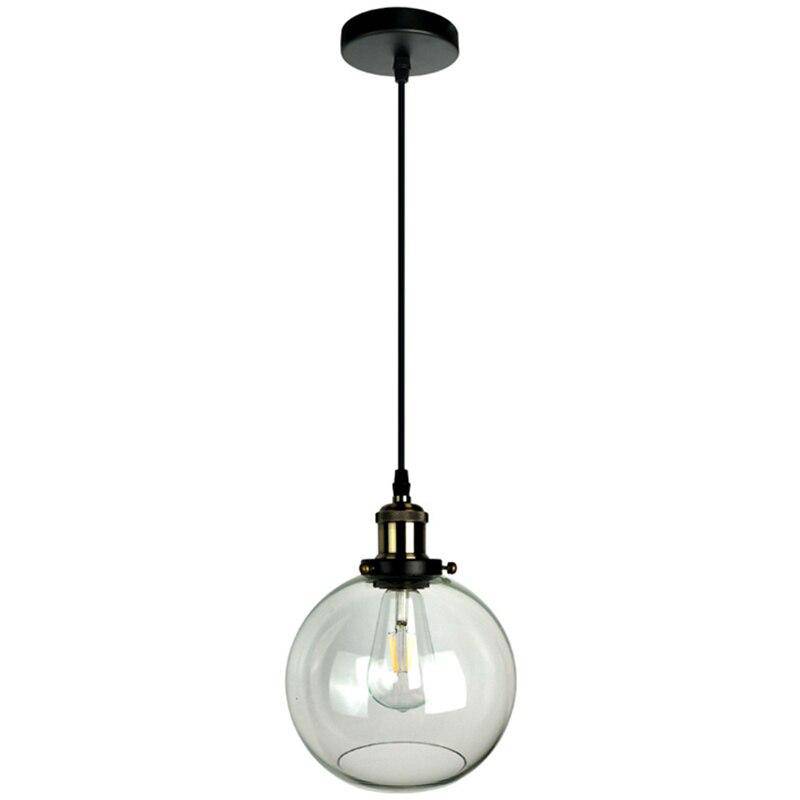 Suspension LED Noir en Verre Loft | Marco Lucetti B