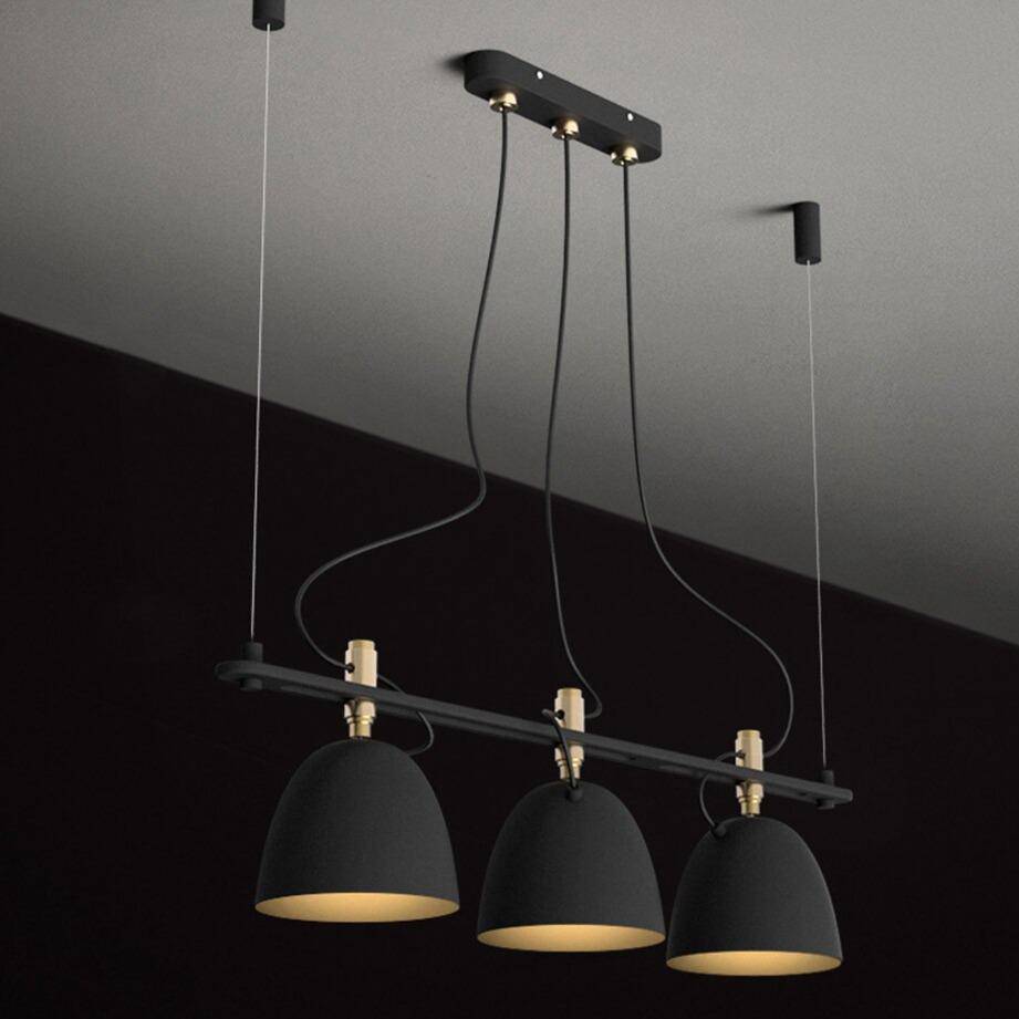 Suspension LED Noir Loft | Marco Lucetti