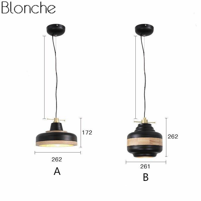 Suspension LED noire bois Country | Marco Lucetti