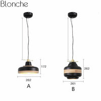 Suspension LED noire bois Country | Marco Lucetti