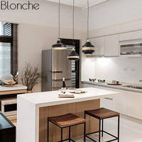 Suspension LED noire bois Country | Marco Lucetti