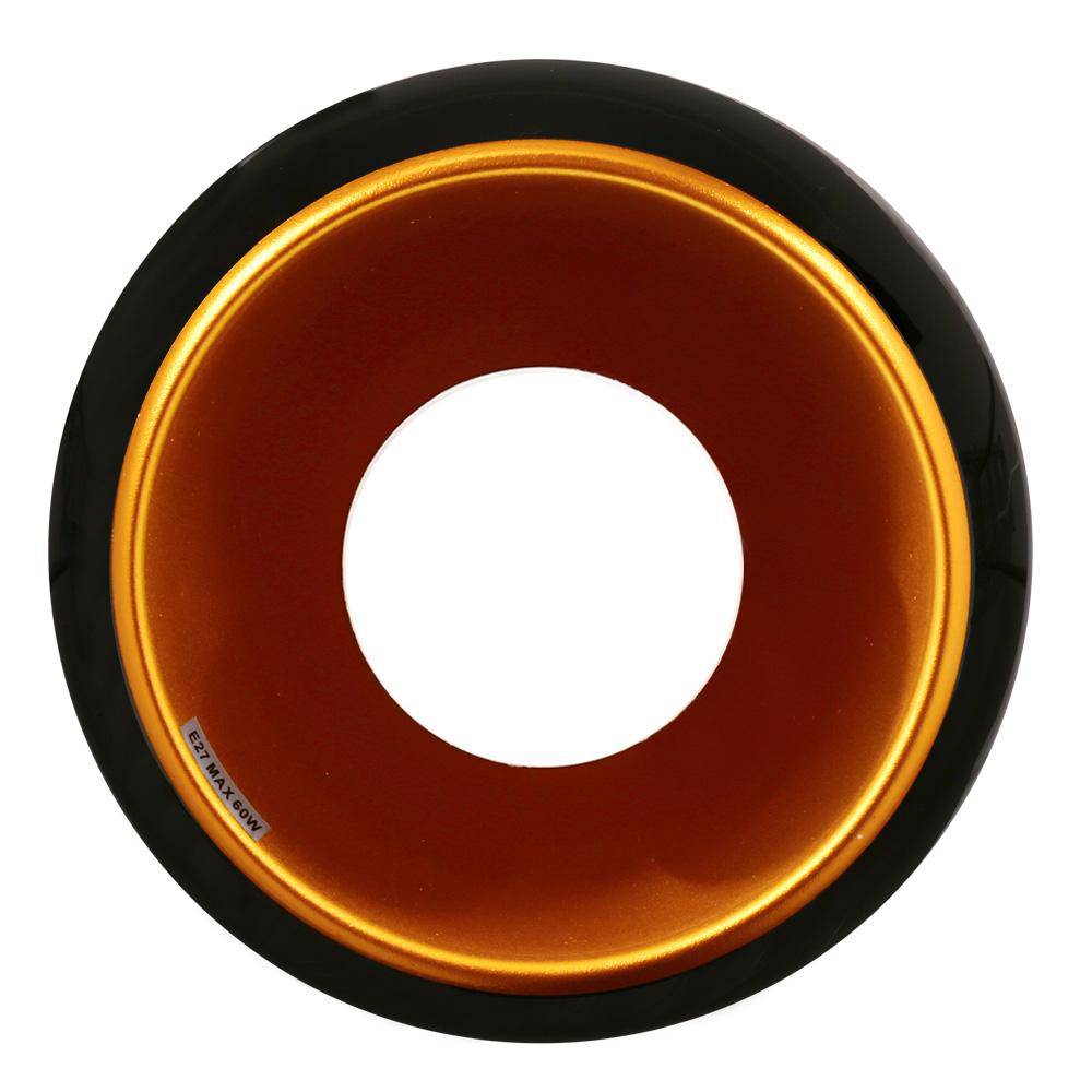 Suspension LED noire en boule nacrée | Marco Lucetti