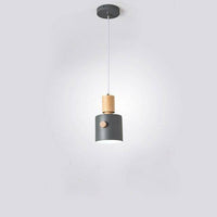 Suspension LED Nordic en bois coloré | Marco Lucetti Gris