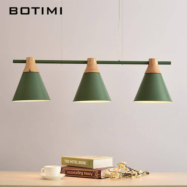 Suspension LED Nordic en bois et métal | Marco Lucetti