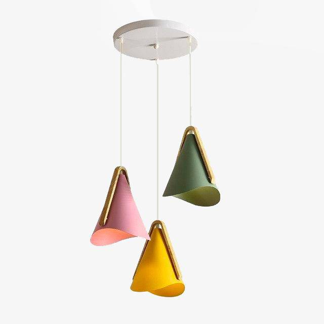 Suspension LED Nordic en bois et métal | Marco Lucetti