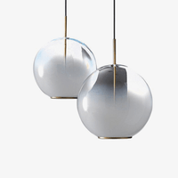 Suspension LED Nordic en verre blanc | Marco Lucetti