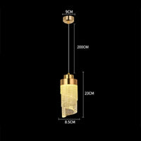 Suspension LED Nordic Light pour Décoration de Tables à Manger | Marco Lucetti Ae tête style 1 / Lumière naturelle