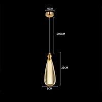 Suspension LED Nordic Light pour Décoration de Tables à Manger | Marco Lucetti Style B 1 tête / Lumière naturelle