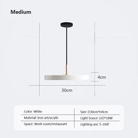 Suspension LED Nordic Style 23-40cm | Marco Lucetti A / Lumière blanche