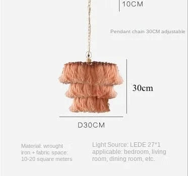 Suspension LED Nordic Style | Marco Lucetti Rose-D30CM