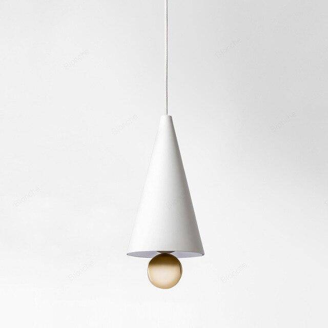 Suspension LED "Nordic Triangulaire" | Marco Lucetti 16 x 23cm / Blanc