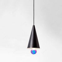 Suspension LED "Nordic Triangulaire" | Marco Lucetti 16 x 23cm / Noir