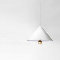 Suspension LED "Nordic Triangulaire" | Marco Lucetti 30 x 15cm / Blanc