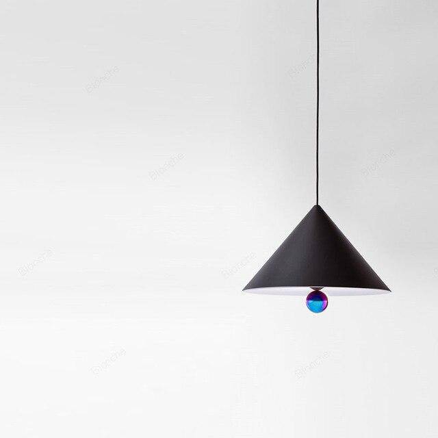 Suspension LED "Nordic Triangulaire" | Marco Lucetti 30 x 15cm / Noir