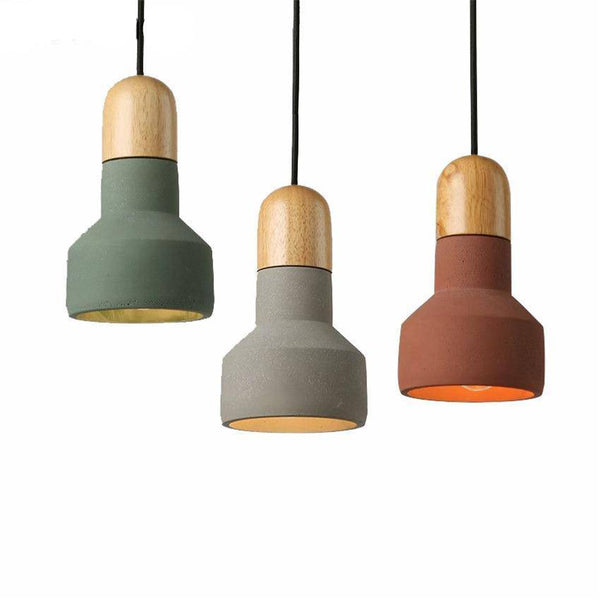 Suspension LED "Nordic Wood & Concrete" | Marco Lucetti
